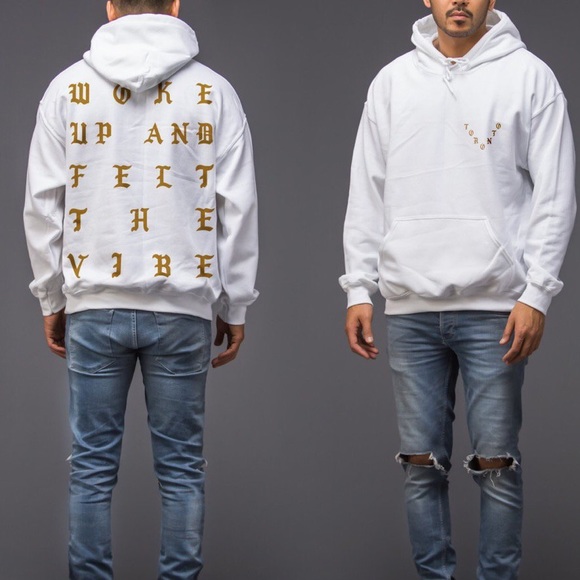 YEEZY | PABLO “WOKE UP AND FELT THE VIBE” TORONTO PULLOVER HOODIE SWEATSHIRT - Picture 3 of 16